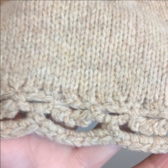 Anthropologie Leifsdottir Tan Big Button Cardigan - Picture 10 of 10